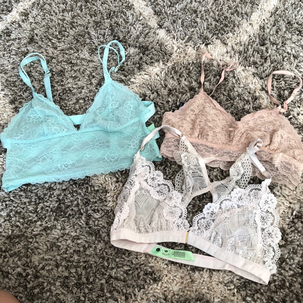 Lot of 3 Bralettes